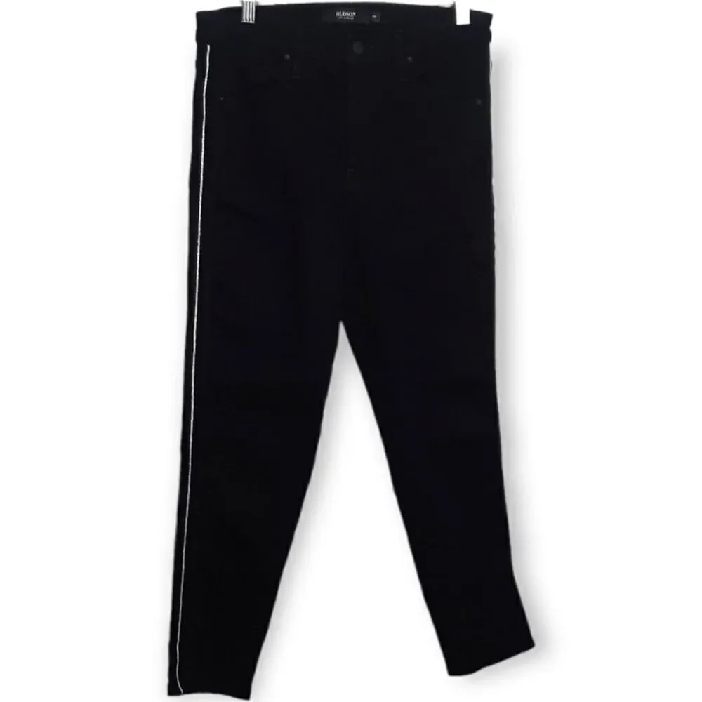 Hudson Holly Holly High Rise Skinny Ankle Jeans with Piping